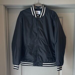 TNA Black Varsity Bomber Jacket